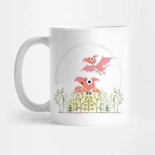 Hatching Flying Dinosaur and Mum Mug